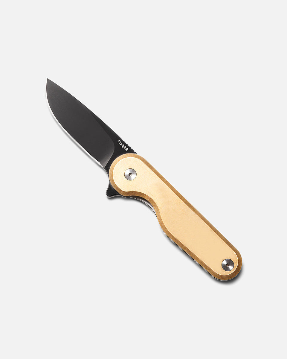 Brass Folding Knife -  Canada