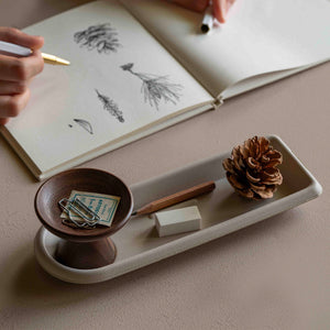 YSTUDIO - Classic Reflect Wooden Ring Dish