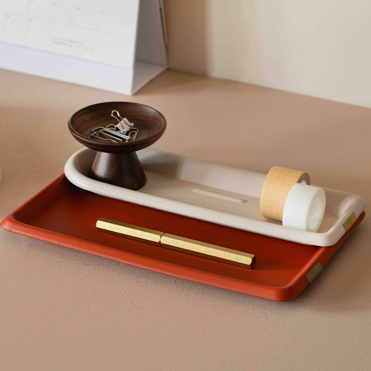 YSTUDIO - Classic Reflect Wooden Ring Dish