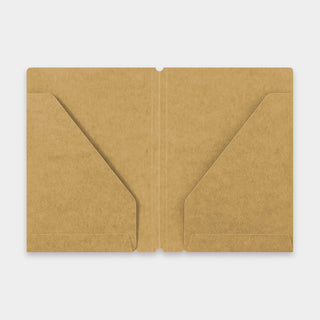 TRAVELER'S COMPANY - 010 Kraft Paper Folder TRAVELER'S notebook (Passport Size)-KOHEZI