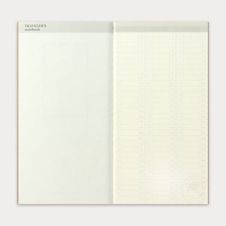 Travelers’s Company - 018 Free Diary (Weekly Vertical Refill)-KOHEZI