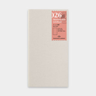 TRAVELER'S COMPANY - 026 Dot Grid Refill TRAVELER'S notebook-KOHEZI