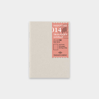 TRAVELER'S COMPANY - 014 Dot Grid Refill TRAVELER'S notebook (Passport Size)-KOHEZI