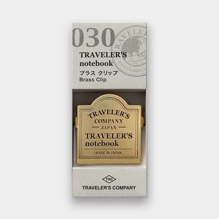 Travelers’s Company - 030 Brass Clip-KOHEZI