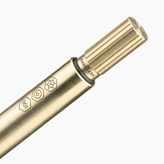 Ajoto - The Pen (Brass Natural Brushed)-KOHEZI