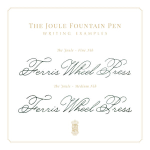 Ferris Wheel Press - The Joule Fountain Pen (Chantilly Lacewood)