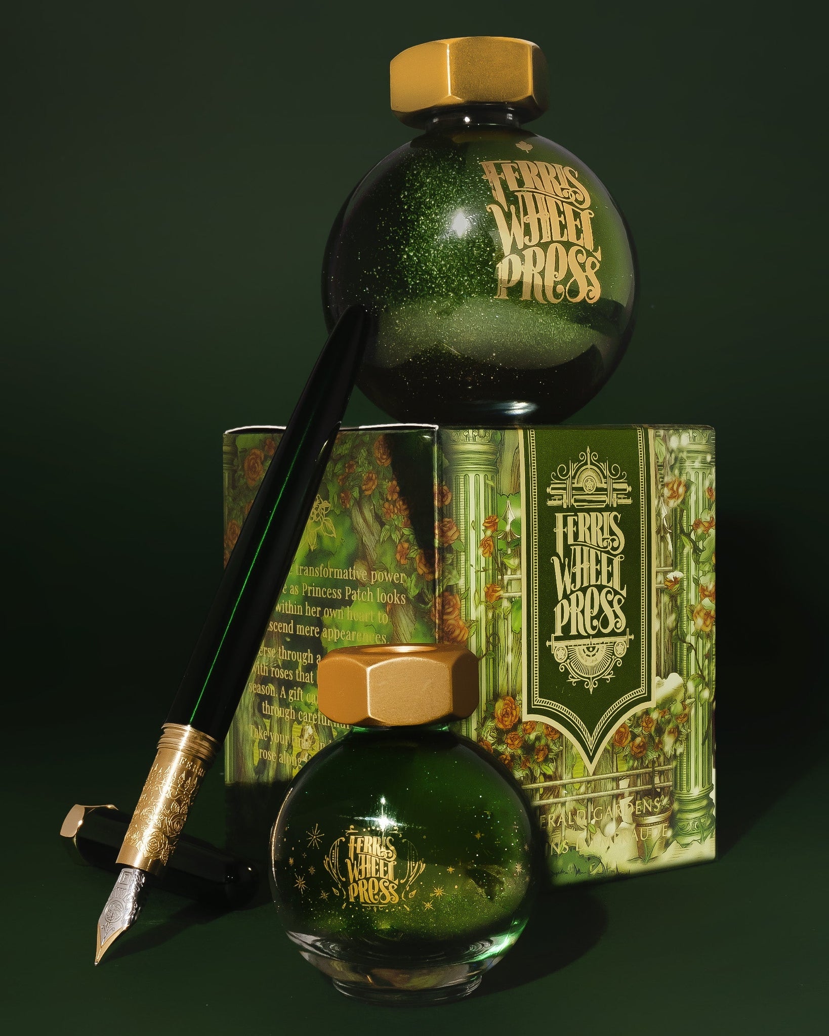 Ferris Wheel Press - The Bijou Fountain Pen (Emerald Gardens)