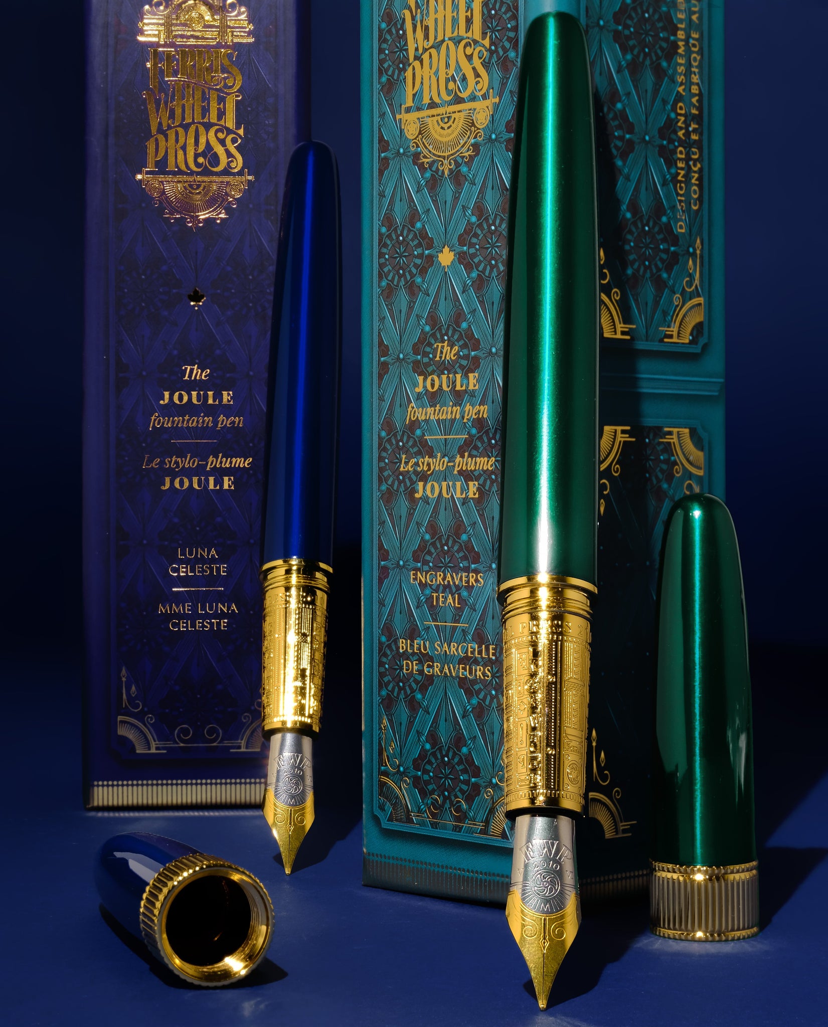 Ferris Wheel Press - The Joule Fountain Pen (Luna Celeste)