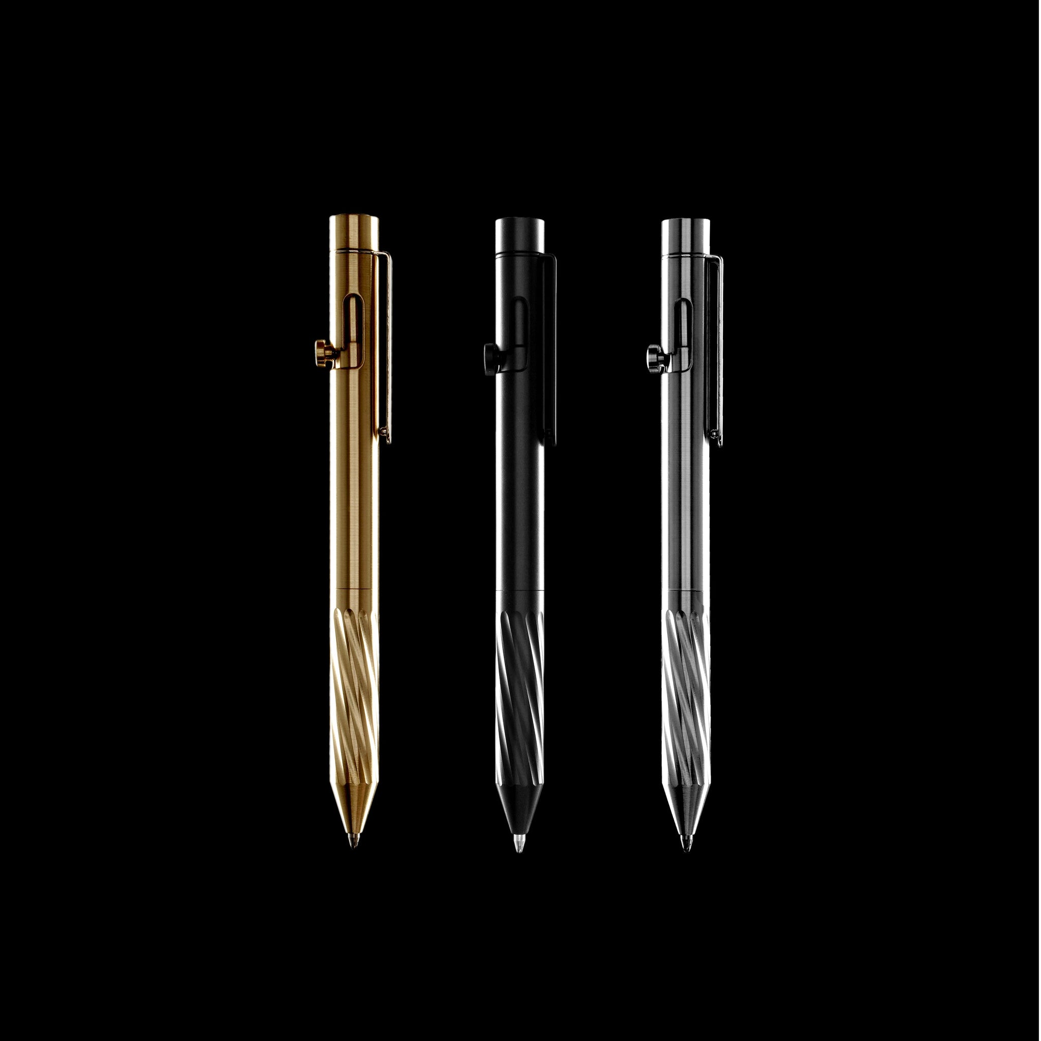 Inventery - Bolt Action Pen V.02 "The Twister" (Onyx)