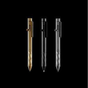 Inventery - Bolt Action Pen V.02 "The Twister" (Brass)