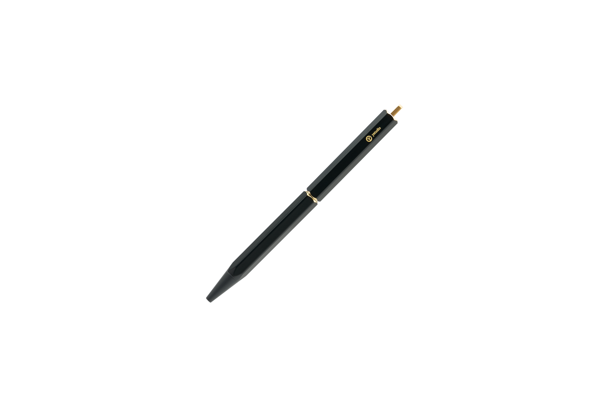 YSTUDIO - Classic Revolve Portable Ballpoint Pen (Black)