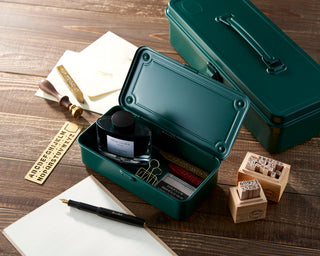 TOYO STEEL - Trunk Shape Toolbox T-190 AG (Antique Green)-KOHEZI