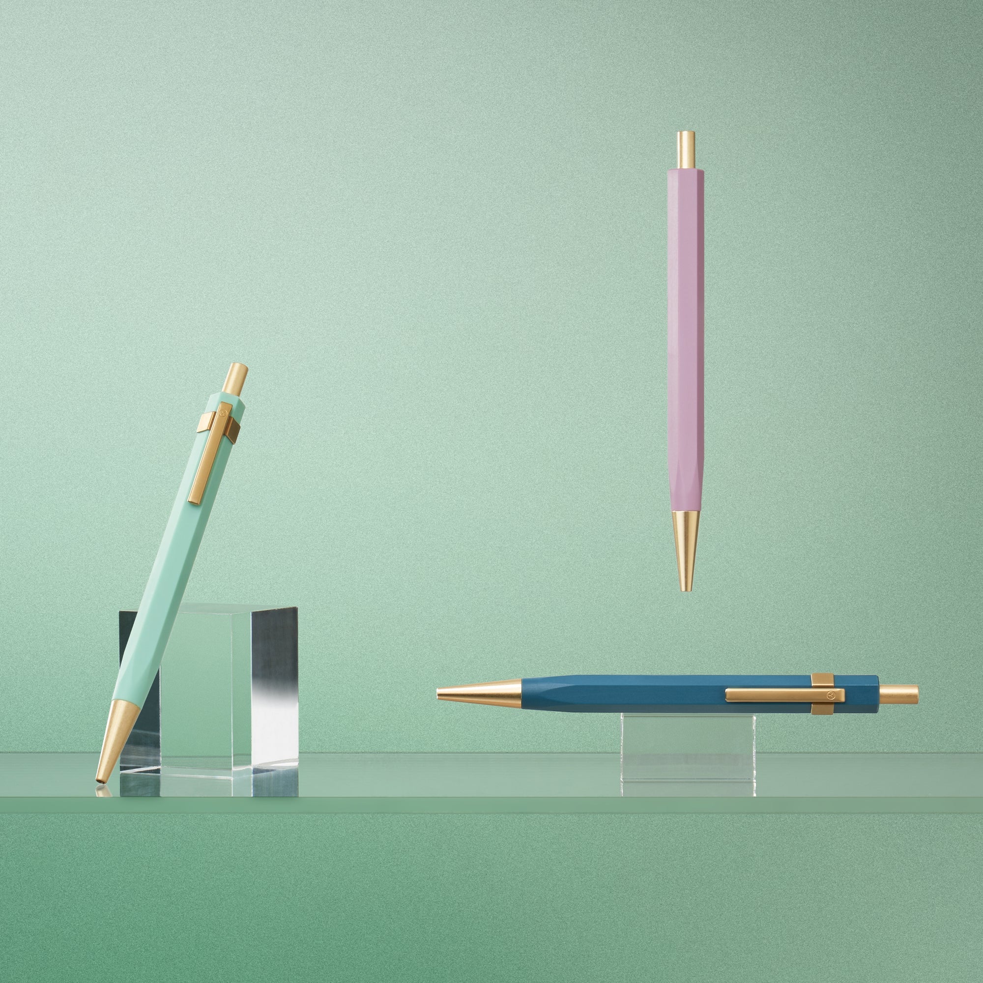 YSTUDIO - Glamour Evolve Ocean Sustainable Ballpoint Pen (Evening Purple)