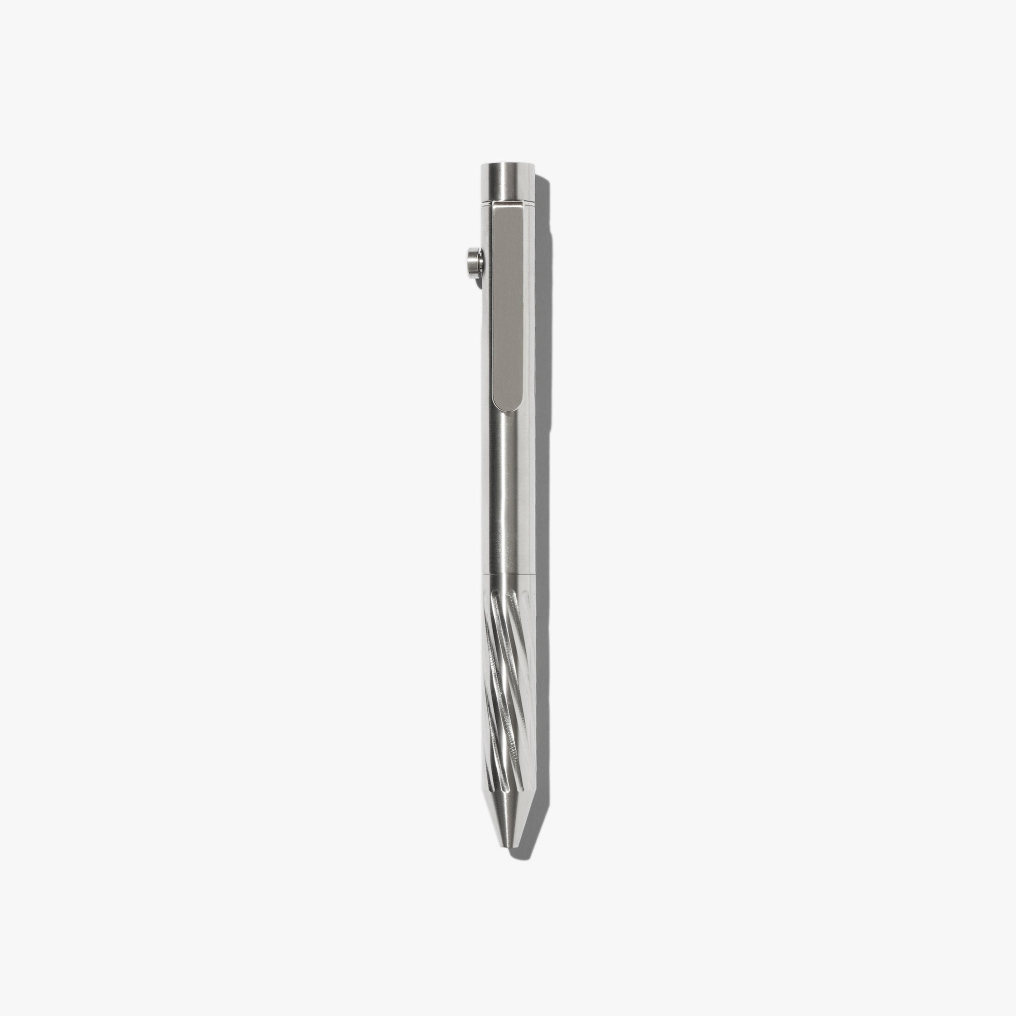 Inventery - Bolt Action Pen V.02 "The Twister" (Stainless Steel)