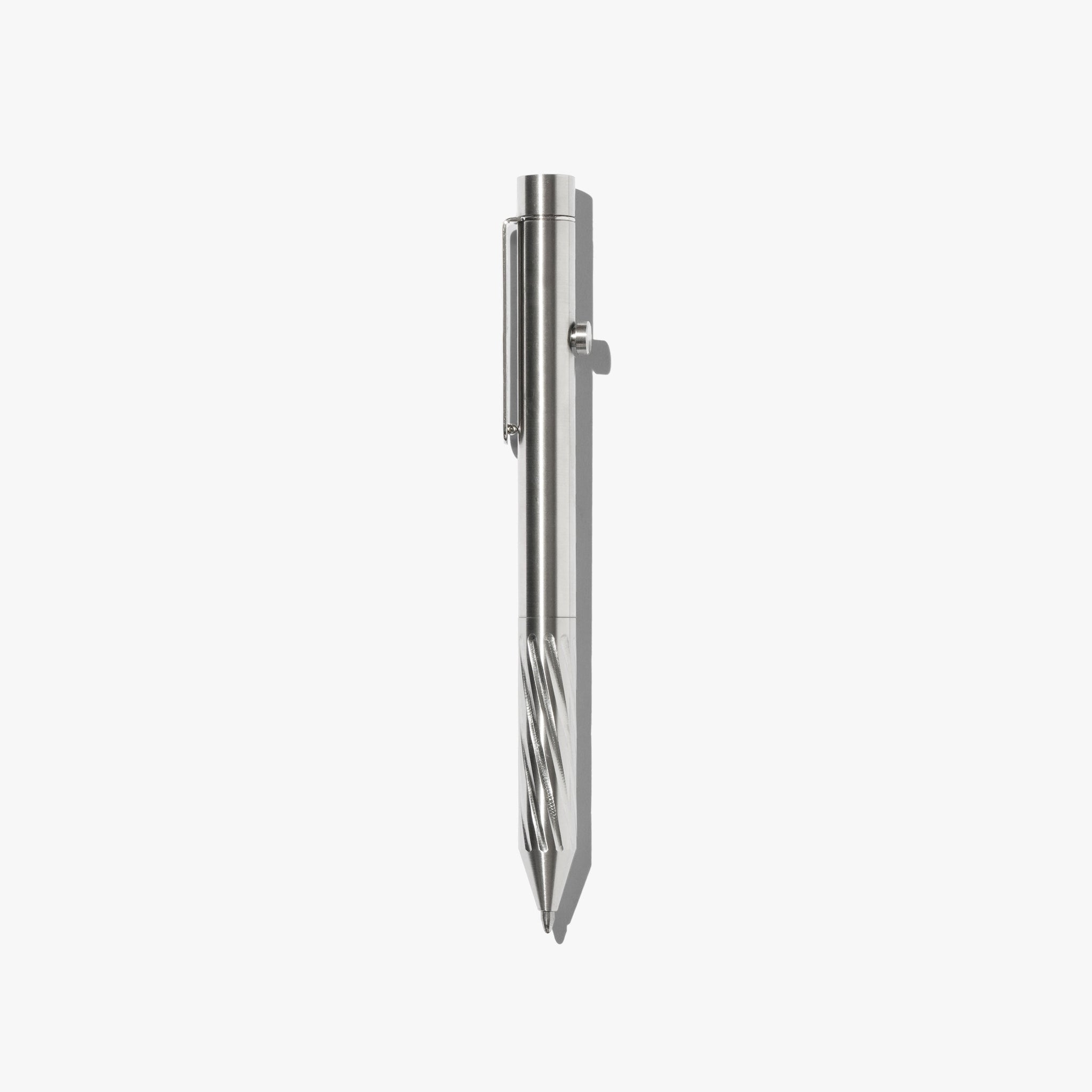 Inventery - Bolt Action Pen V.02 "The Twister" (Stainless Steel)