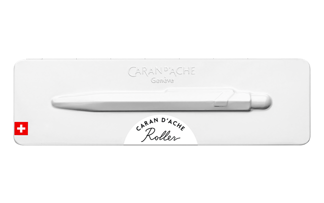 Caran d'Ache - Roller Pen 849™, White with etui