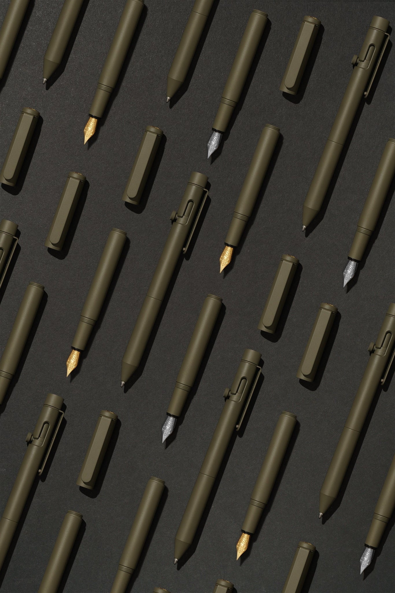 Inventery - Pocket Fountain Pen V.02 (OD Green)