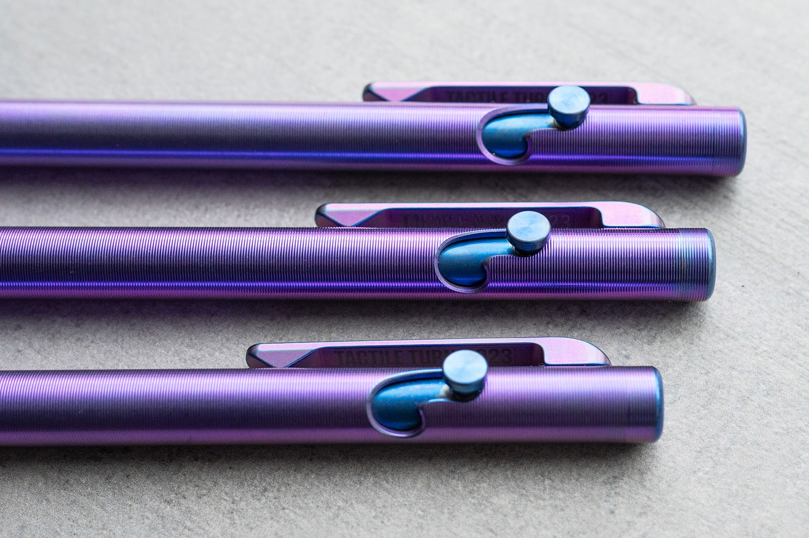 Tactile Turn - Dual Tone Ano Slim Bolt Action Pens