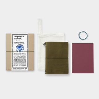 Traveler’s Company - Notebook Olive (Passport Size)-KOHEZI