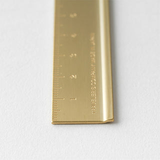 Traveler's Company - Ruler (Brass)-KOHEZI