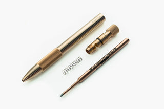 Wingback - Mechanical Pen (Brass)-KOHEZI