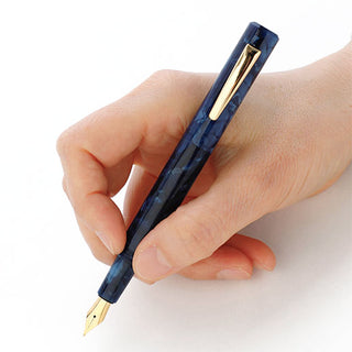 Hightide - Attache Marbled Fountain Pen (Navy)-KOHEZI