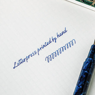 Hightide - Attache Marbled Fountain Pen (Navy)-KOHEZI