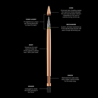 Modern Fuel - Click Pencil (Titanium)-KOHEZI