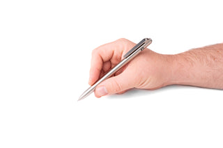 Tactile Turn - Slim Side Click Pen (Titanium)-KOHEZI