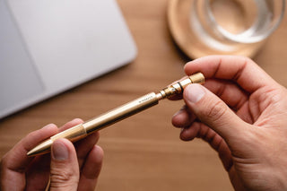 Wingback - Mechanical Pen (Brass)-KOHEZI