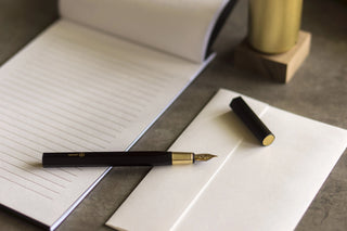 Ystudio - Resin Fountain Pen (Black)-KOHEZI