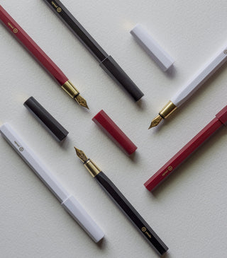 Ystudio - Resin Fountain Pen (Red)-KOHEZI