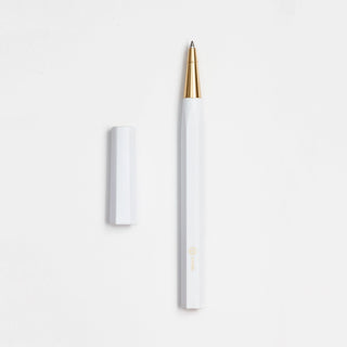 Ystudio - Resin Rollerball Pen (White)-KOHEZI