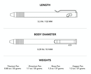 Big Idea Design - Slim Bolt Action Pen-KOHEZI