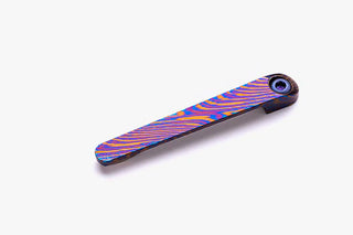 Tactile Turn - Titanium Damascus Clip-KOHEZI