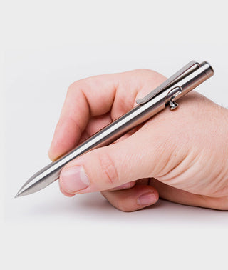 Tactile Turn - Bolt Action Pen (Titanium)-KOHEZI